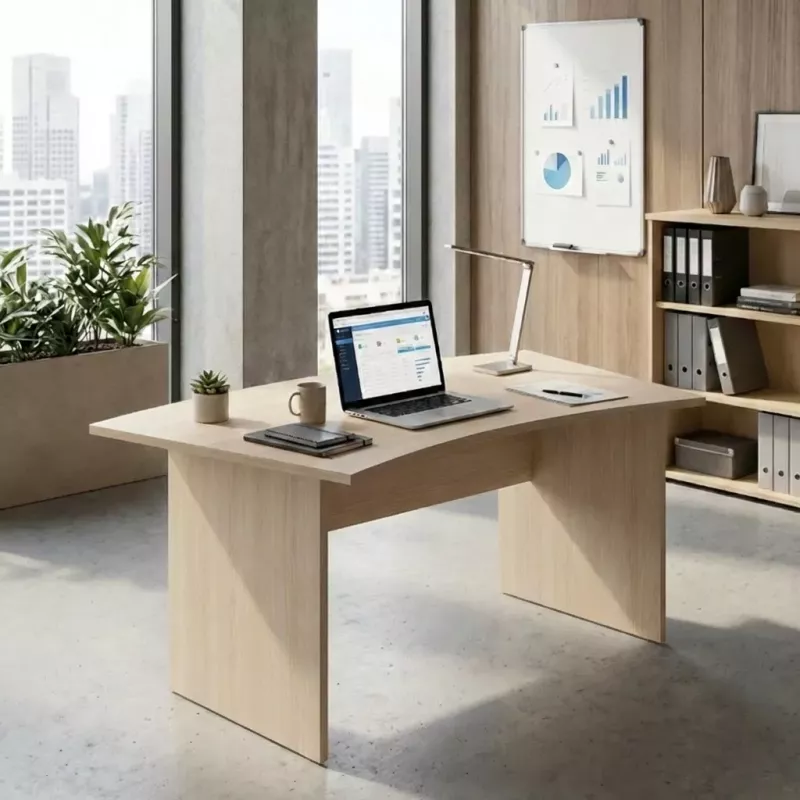 Bureau individuel forme arrondie - So Vigo