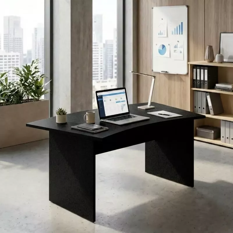 Bureau individuel forme arrondie - So Vigo