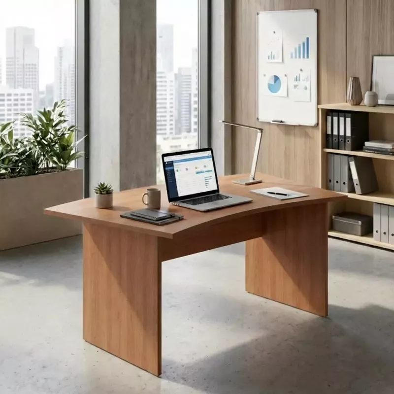 Bureau individuel forme arrondie - So Vigo