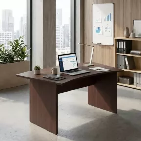 Bureau individuel forme arrondie - So Vigo