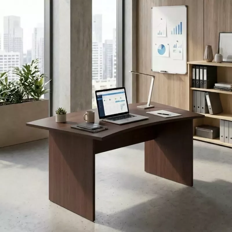 Bureau individuel forme arrondie - So Vigo