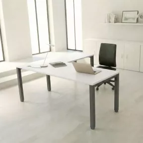 Bureau individuel avec retour - Design élégant