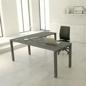 Bureau individuel avec retour - Design élégant