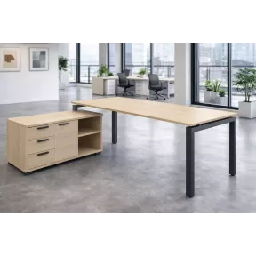 Bureau individuel - désign élégant et rangement intégré