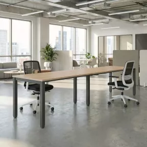 Bench alignés - À partir de 2 postes, hauteur ajustable