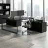 Bureau bench vis-à-vis sur crédence, 2 postes - So Sierro