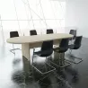 Table de réunion ovale So Cadix - Modulable, jusqu'à 24 pers.