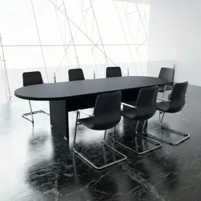 Table de réunion ovale So Cadix - Modulable, jusqu'à 24 pers.