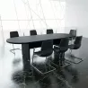 Table de réunion ovale So Cadix - Modulable, jusqu'à 24 pers.