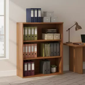 Armoire de rangement ouverte - 2 étagères - hauteur 120 cm (4 largeurs au choix) So Madrid