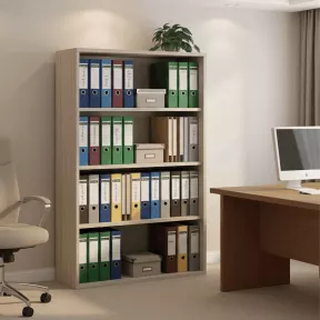 Armoire de rangement ouverte - 3 étagères - hauteur 158 cm (4 largeurs au choix) So Madrid