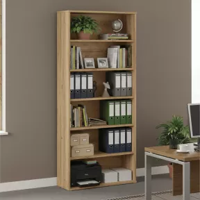 Armoire de rangement ouverte - 5 étagères - hauteur 235 cm (4 largeurs au choix) So Madrid