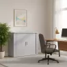 Armoire basse fermée, porte rideaux, hauteur 81 cm – So Madrid