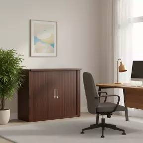 Armoire de rangement à rideaux PVC - 1 étagère -  hauteur 81 cm (2 largeurs au choix) So Madrid