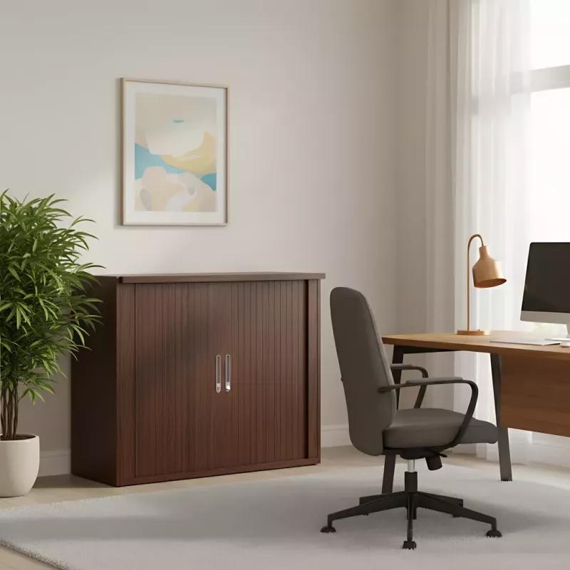 Armoire de rangement à rideaux PVC - 1 étagère -  hauteur 81 cm (2 largeurs au choix) So Madrid