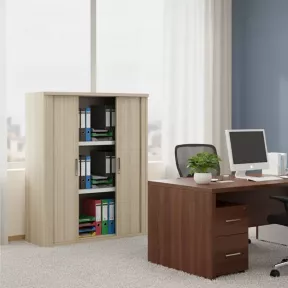 Armoire avec étagères, rideaux PVC H 120 cm: 2 dimensions