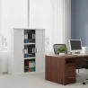 Armoire moyenne fermée, porte rideaux, hauteur 120 cm – So Madrid