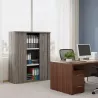 Armoire avec étagères, rideaux PVC H 120 cm: 2 dimensions