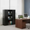 Armoire avec étagères, rideaux PVC H 120 cm: 2 dimensions