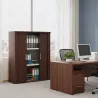 Armoire de rangement à rideaux PVC - 2 étagères - hauteur 120 cm (2 largeurs au choix) So Madrid