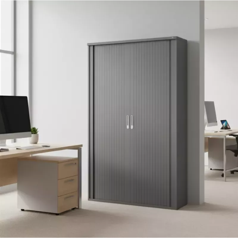 Armoire haute fermée, porte rideaux, hauteur 156 cm – So Madrid