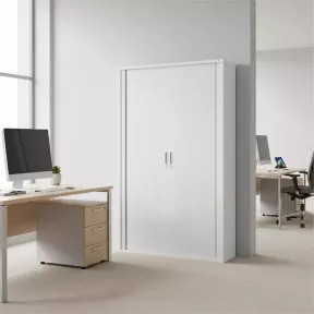 Armoire haute fermée, porte rideaux, hauteur 156 cm – So Madrid