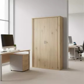 Armoire haute fermée, porte rideaux, hauteur 156 cm – So Madrid