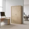 Armoire haute fermée, porte rideaux, hauteur 156 cm – So Madrid