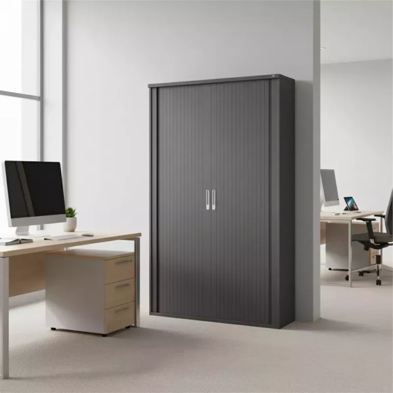 Armoire haute fermée, porte rideaux, hauteur 156 cm – So Madrid