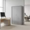 Armoire haute fermée, porte rideaux, hauteur 156 cm – So Madrid