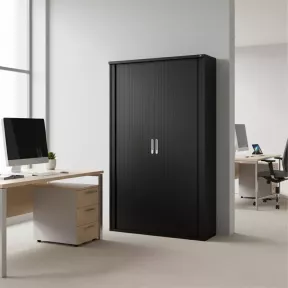Armoire haute fermée, porte rideaux, hauteur 156 cm – So Madrid