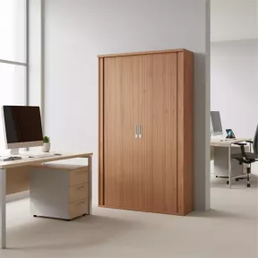 Armoire haute fermée, porte rideaux, hauteur 156 cm – So Madrid