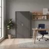 Armoire haute fermée, porte rideaux, hauteur 196 cm – So Madrid