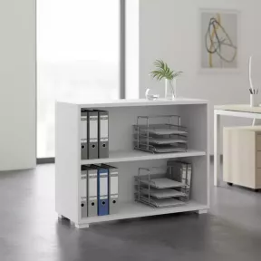 Armoire de rangement ouverte 1 étagère livrée montée