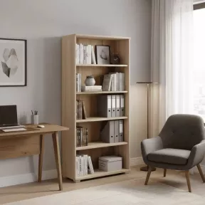 Armoire de rangement ouverte 4 étagères livrée montée