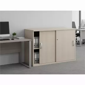 Armoire basse porte coulissantes, hauteur 81 cm – So Madrid