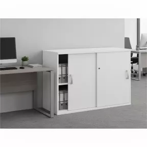 Armoire basse porte coulissantes, hauteur 81 cm – So Madrid
