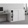 Armoire rangement, portes coulissantes H 81 cm: 2 largeurs
