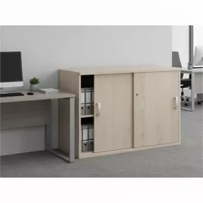 Armoire basse porte coulissantes, hauteur 81 cm – So Madrid