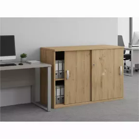 Armoire rangement, portes coulissantes H 81 cm: 2 largeurs