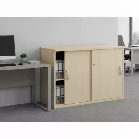 Armoire basse porte coulissantes, hauteur 81 cm – So Madrid