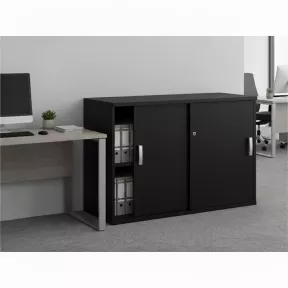 Armoire basse porte coulissantes, hauteur 81 cm – So Madrid