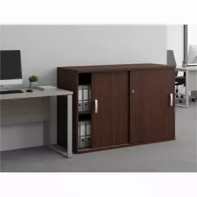 Armoire basse porte coulissantes, hauteur 81 cm – So Madrid