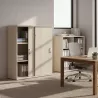 Armoire basse porte coulissantes, hauteur 120 cm – So Madrid