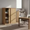 Armoire basse porte coulissantes, hauteur 120 cm – So Madrid
