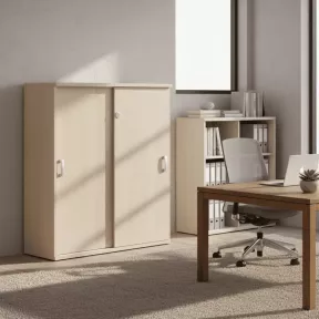 Armoire basse porte coulissantes, hauteur 120 cm – So Madrid