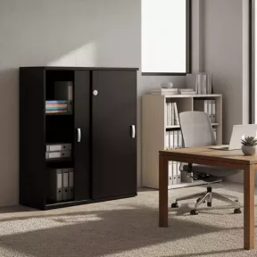 Armoire basse porte coulissantes, hauteur 120 cm – So Madrid