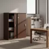 Armoire basse porte coulissantes, hauteur 120 cm – So Madrid