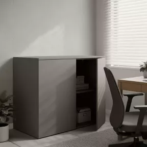 Armoire portes mélaminé portes poussoir - 1  étagère - haut.  81 cm (4 largeurs au choix) So Madrid