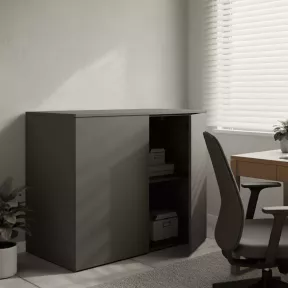 Armoire mélaminé portes push open 81 cm: 4 tailles au choix